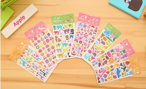 Custom OEM Adhesive Cartoon 3D <strong>Puffy</strong> <strong>Sticker</strong> - Product Image 3