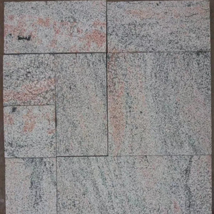 Sh Steen Goedkope Prijsoprit Stoepranden Veelkleurige Parkeerrand Rode Granieten Straatsteen - Product Image 3