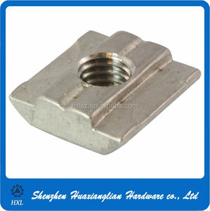 Écrou coulissant à rainures en acier galvanisé M4 M5 M6 M8 avec marches - Product Image 2