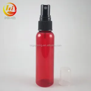 À prova de fugas 30ml 60 ml garrafa pulverizador névoa corpo vermelho 1 oz 2 onça garrafa pet de plástico com spray