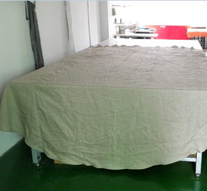 <strong>Linen</strong> Cotton Big Round Rectangle Shape <strong>Table</strong> <strong>Cloth</strong> for Wedding Rent Event Banquet - Product Image 1