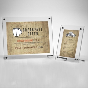 Tùy chỉnh rõ ràng <span class=keywords><strong>Acrylic</strong></span> khung ảnh bán buôn <span class=keywords><strong>Acrylic</strong></span> Tabletop đồ họa khung tấm - Product Image 6