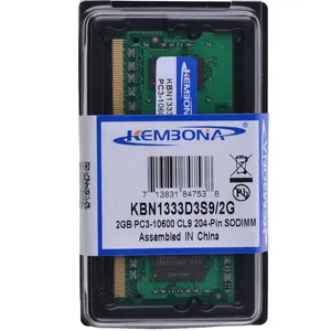 高性能原装 Kembona ddr3 2 gb 1333 mhz 笔记本电脑 ram