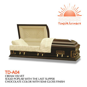 TD--A04 álamo macizo y adultos aplicación funeral ataúd y ataúd - Product Image 3