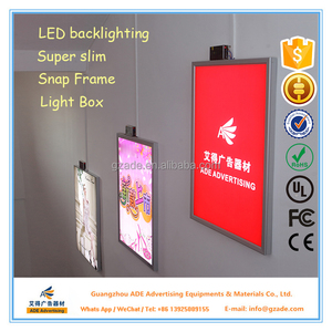 Tùy chỉnh Bạc nhôm quảng cáo Snap khung <span class=keywords><strong>LED</strong></span> lightbox kích thước lớn ánh sáng Hộp Dấu hiệu hiển thị - Product Image 2
