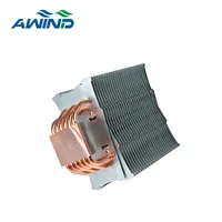 Great wall — dissipateur thermique led personnalisé, en aluminium, avec tuyau de chaleur en cuivre, 100w 300w 400W 600W 1000W pour alimentation électrique