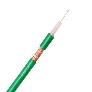 Alta Qualidade Da Câmera do CCTV RG59 + 2C/KX6 + 2 power/cabo coaxial siameses KX7 + 2C verde - Product Image 2