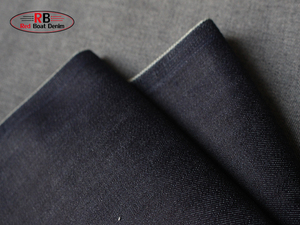 <span class=keywords><strong>Tissu</strong></span> denim tissé teint en fil 12s 9oz noir 98% coton 2% élasthanne pour jeans - Product Image 4