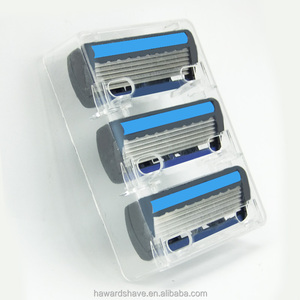 Sáu lưỡ<span class=keywords><strong>i</strong></span> Cartridge Dao Cạo Lưỡ<span class=keywords><strong>i</strong></span> thép không gỉ Hệ thống dao cạo vớ<span class=keywords><strong>i</strong></span> 3 thêm Refill vỉ gó<span class=keywords><strong>i</strong></span> dao cạo - Product Image 5