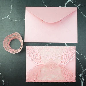 Tùy Chỉnh <span class=keywords><strong>Pop</strong></span> Up 3D Laser Cut Wedding Lời Mời Thẻ - Product Image 3