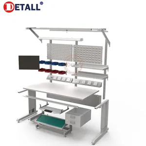 Banc de travail en bois de qualité supérieure, établi réglable en hauteur, équipement, table