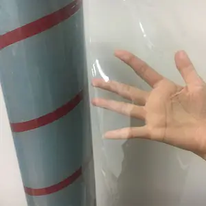 0.10mm-0.6mm super clear pvc film transparent film roll used for packing