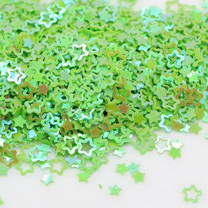Nuovo Design 2019: Paillettes a Stella per Nail Art, 5mm, Sciolte, a Forma di Stella Cava, per Slime, Decorazioni e Scrapbooking - Product Image 3