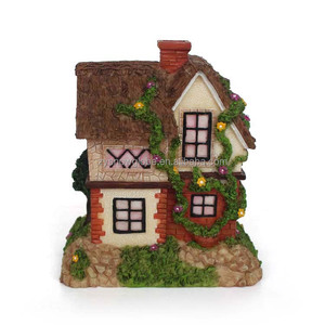 Regalo de recuerdo Casa de pueblo iluminada casa ornamentación - Product Image 5