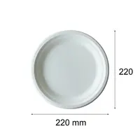 Кухонная тарелка из сахарного тростника с одноразовой тарелкой для макаронных изделий
