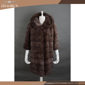 Venta caliente mujeres invierno ruso chaqueta visón <span class=keywords><strong>abrigo</strong></span> de piel de mujer - Product Image 5
