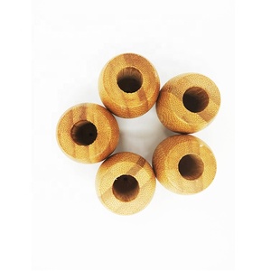 Portaspazzolino in Bambù Ecologico, <span class=keywords><strong>Set</strong></span> di Quattro Pezzi con Logo Personalizzato, Organico e Biodegradabile - Product Image 3