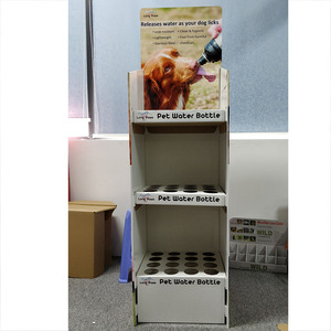 POP UP Piano di Cartone <span class=keywords><strong>Pet</strong></span> Bottiglia di Acqua Mensola Display Stand Rack Per Negozio di Animali - Product Image 3