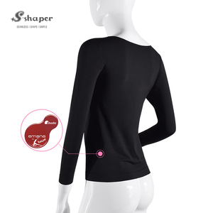 S-SHAPER sans couture Shapewear Cami Tops Emana Fiber Léger Respirant Réduit la Cellulite Vergetures Mince Léger Stretch - Product Image 2