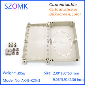 IP65 ABS プラスチック防水ジャンクションボックスエンクロージャ、壁取り付け用、白、230x150x60 mm - Product Image 5