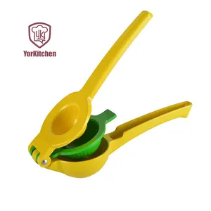 Aluminium Alloy Manual Mangkuk Ganda Lemon Pemeras Citrus Juicer Tekan Tangan Citrus Juicer