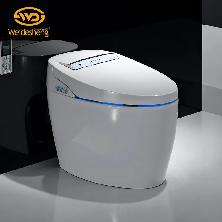 تصميم جديد tankless الكهربائية وعاء أرضية الحمام شنت خزانة المياه ذكي المراحيض الذكية