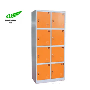 Shuangbin Chất Lượng Cao 8 Cửa Kim Loại Locker Nội/8 Cửa Thép Locker