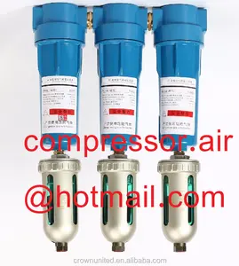 Minyak Debu, Air, Tekan, Inline Filter 88m 3/Min-250M3/Menit, 16BARG,HF9 HF7 HF5 HF3 HF1