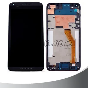 Cep telefonu htc desire 816 h 816g 816f için ekran lcd ekran digitizer dokunmatik ekran ve çerçeve tam set siyah