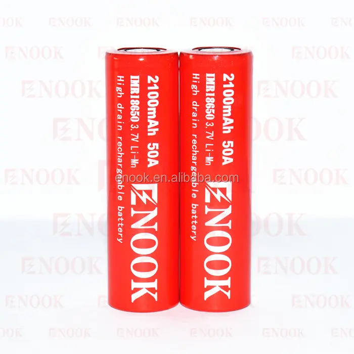 Good quality 3.7v 18650 enook battery ,mechanical mod 18650 battery 2100mAh 50A