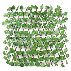 Nuevo diseño artificial ampliable willow enrejado cerca artificial retráctil cerca para decorativas de plástico hierba pared - Product Image 2
