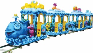 Parque de Atracciones al aire libre comercial, juegos, tren eléctrico sin vías, en venta - Product Image 3