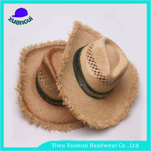 Customized handmade chất lượng cao cowboy bãi biển cọ sợi rơm <span class=keywords><strong>hat</strong></span> mặt trời peru dệt mũ rơm mũ catacaos - Product Image 1