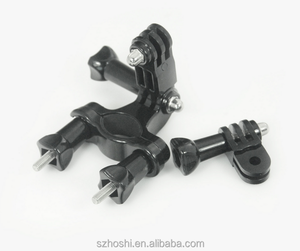 HOSHI <span class=keywords><strong>support</strong></span> de téléphone pour guidon de moto et bras pivotant réglable à 3 voies pour Gopro 11/10/9/8/7/5/6 caméras d'<span class=keywords><strong>action</strong></span> - Product Image 2