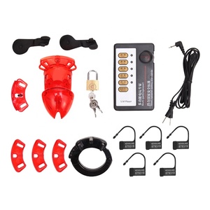 <span class=keywords><strong>CB6000s</strong></span> Cage de chasteté en plastique à électrochocs pour hommes, stimulateur de pénis, jouets sexuels thématiques pour hommes - Product Image 4