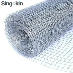 1/2"x1/2" 19 gauge light galvanized welded wire mesh for vegetable and crop protection from bird damage