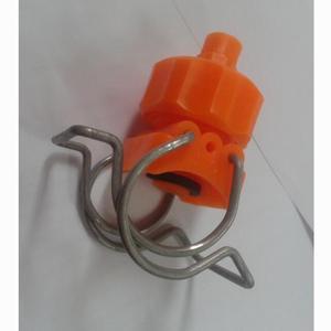 Pvc צינור כפול מהדק ריסוס חד שטוח מאוורר ניקוי זרבובית
