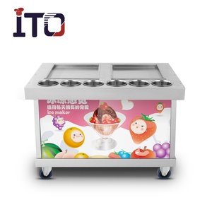 Máquina para <span class=keywords><strong>Helados</strong></span> Fritos en Rollo, Diseño Nuevo, Mini Máquina para <span class=keywords><strong>Helados</strong></span> Enrollados - Product Image 2