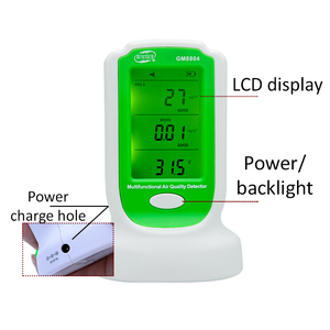 Benetech GM8804 taşınabilir hava kalitesi izleme formaldehit ve parçacık hava dedektörü kirliliği metre testi - Product Image 2