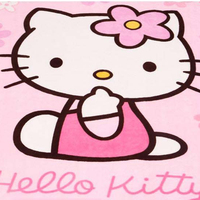 % 100% Polyester baskı karikatür Polar Polar bebek battaniyeleri çin Hello Kitty battaniye atar