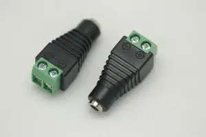 3.5*1.35mm male dc connector/dc plug/dc power female stekker naar schroefaansluiting( 1,3 mm id x 3,5 mm od)