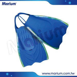 Soft Foot Pockets Short Blade Rubber Fins For Surf Swimming Fins - Product Image 2