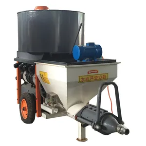 Mortar spray machines automatic stucco putty plaster wall screw pump for spraying and conveying mortar