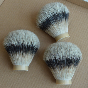 26mm tıraş fırçası <span class=keywords><strong>knot</strong></span> yüksek dağ porsuk saç Finest gümüş ucu doğal yumuşak porsuk saç tıraş fırçası kafa erkekler için sakal - Product Image 4
