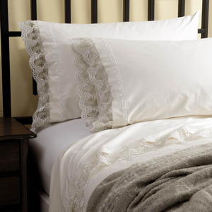 <span class=keywords><strong>Bianco</strong></span> Personalizzato Elegante Del Merletto Federe del Cuscino Casi Della Copertura - Product Image 5