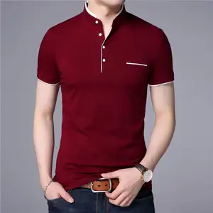 Polo de marque personnalisé pour hommes, 100% coton, de bonne qualité