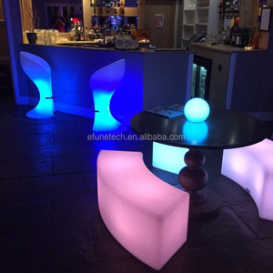 Không Thấm Nước Light Up Garden Patio Nội Thất Trắng Nhựa Cong Chiếu Sáng Led Ngoài Trời Phân Với 16 Màu Sắc Thay Đổi - Product Image 2