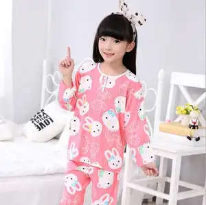 Yüksek Kaliteli Pijama Karikatür Pijama Özel Organik Pamuk Toplu Toptan çocuk pijamaları