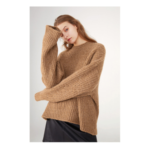 Haute qualité <span class=keywords><strong>ras</strong></span> du <span class=keywords><strong>cou</strong></span> tricoté hiver femmes chandails - Product Image 2