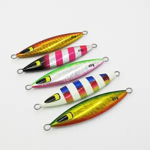 LF179-20g/30G/40G/60G/80G/100G/125G/150G/200G/300G Logam Jig Lure Memancing Jig